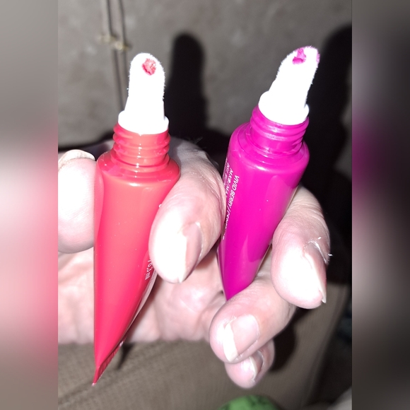 Mary Kay Vinyl Shine Liquid Lip Set Luminous Red And Vivid BERRY New In Box - Picture 4 of 4